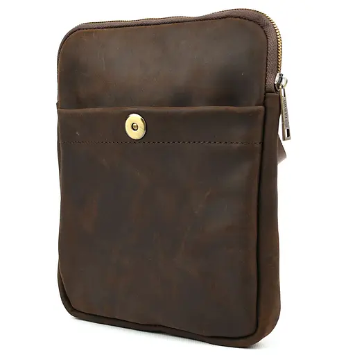 Шкіряна сумка через плече Tarwa 19х25х2 см sum0028314 - фото 3