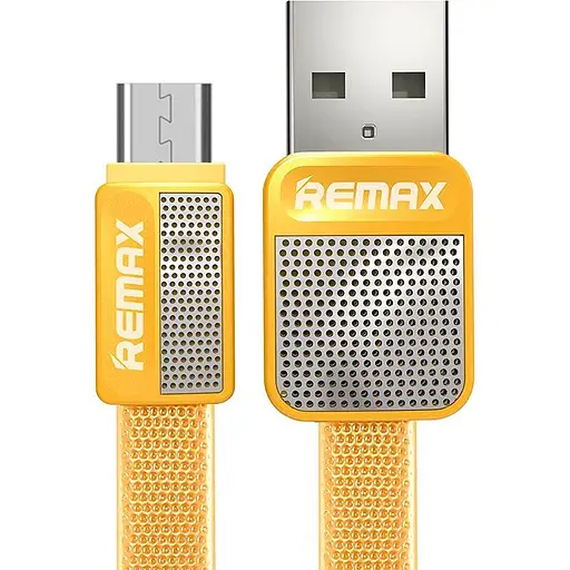 Кабель Micro USB Remax Platinum RC -044m желтый - фото 1