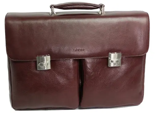 Чоловічий шкіряний портфель Sheff 42х29х14 см sum0014533 - фото 3