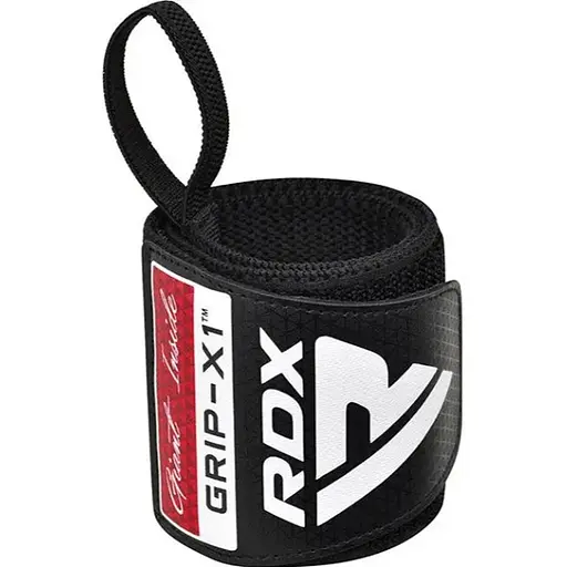 Бинти для зап'ясть (кистьові бинти) RDX GYM WRIST WRAP R11 BLACK/WHITE (WAH-WR11BW) - фото 1