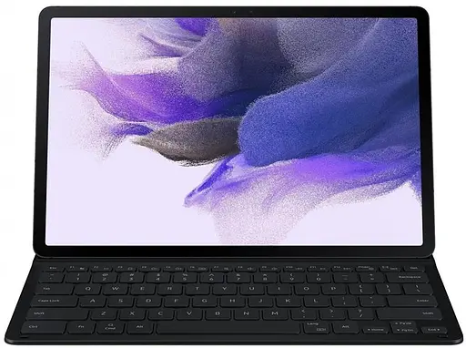 Чехол-клавиатура Samsung для Samsung Galaxy Tab S7 FE/Tab S7 Plus/S8 Plus Black (EF-DT730BBRGRU) - фото 1