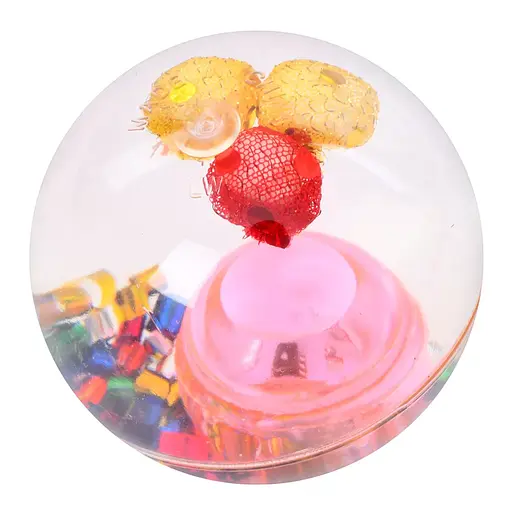 Прыгуны водяные, 6.5 см, свет, мишура, MS4036 (в ассортименте)