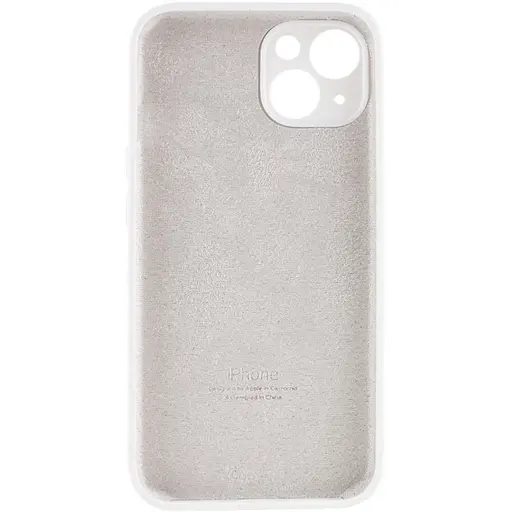 Чохол Epik Silicone Case Full Camera Protective (AA) для Apple iPhone 15 (6.1) Білий/White - фото 2