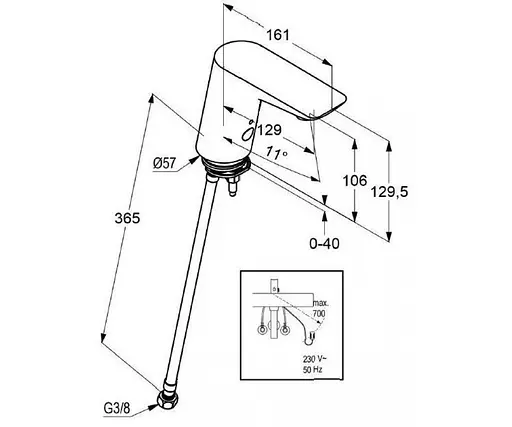 Смеситель для умывальника Kludi Balance 5220505 - фото 2