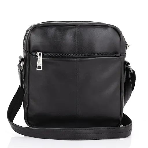 Чоловіча шкіряна сумка через плече TARWA 24х26х7 см sum0025862 - фото 6