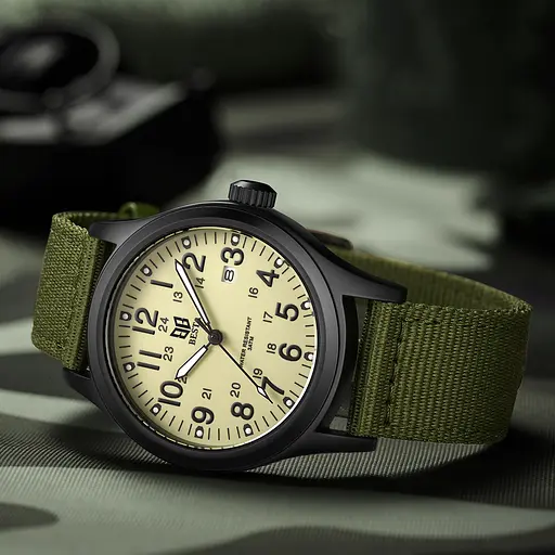 Часы мужские Besta Command Green Черный (3501) - фото 4
