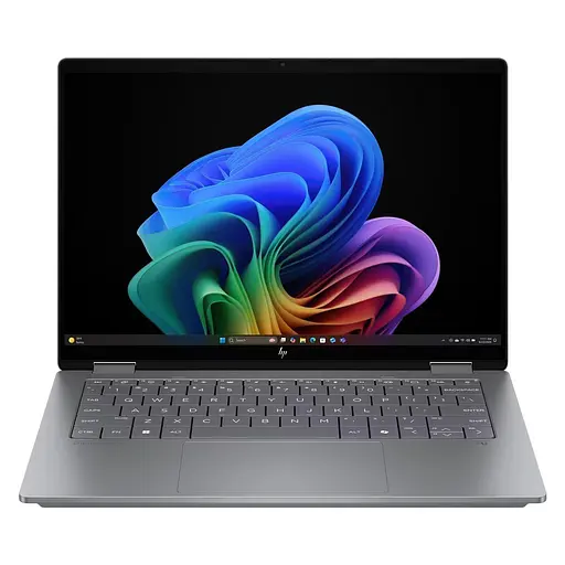 Ноутбук HP 14 OmniBook X Flip x360 14-fk0004ua 2048x1080 IPS Touch/Ryzen 5 AI 340/16GB/512SSD/UMA/W11H/Grey (C3VD1EA) - фото 1