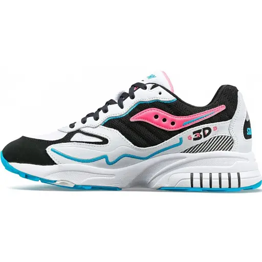 Кросівки Saucony 3D Grid Hurricane 42.5 White/Pink (1097-S70646-4105) - фото 3