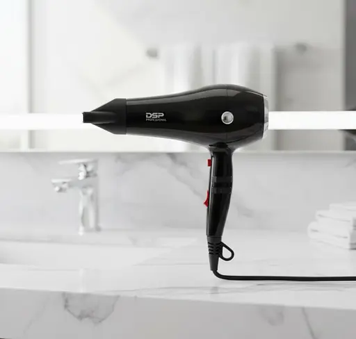Фен для волос DSP 30101 с насадками 3 режима нагрева 2200Вт Черный - фото 4