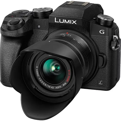 Бездзеркальний фотоапарат Panasonic Lumix DC-G7 Kit 14-42mm f/3.5-5.6 Black (DMC-G7KEE-K) UA [121458] - фото 2