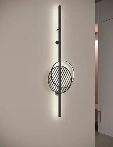 Настінне бра Babich Studio Mid B 1200 Black (RAL 9005) - фото 2