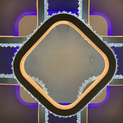 Світлодіодний світильник із RGB підсвіткою з кристалами на корпусі Line.F А 77073/4+1 S RGB WH - фото 3