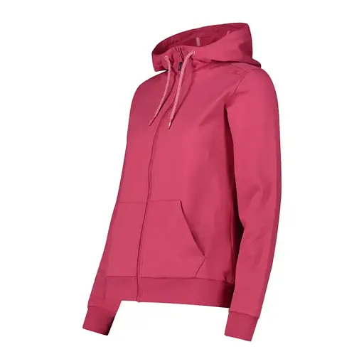 Кофта CMP Women's Zip-Up Hoodie in Stretch Cotton Berry XS (1097-31D4276-B852 36) - фото 2