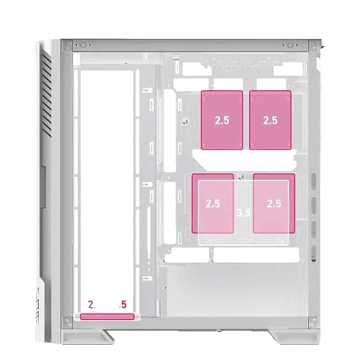Корпус MSI MPG Velox 300R AirFlow PZ ARGB White - фото 2