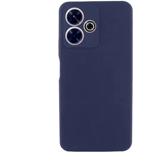 Чехол Lakshmi Silicone Cover Full Camera (AAA) для Xiaomi Redmi Note 14 5G Темно-синий / Midnight blue