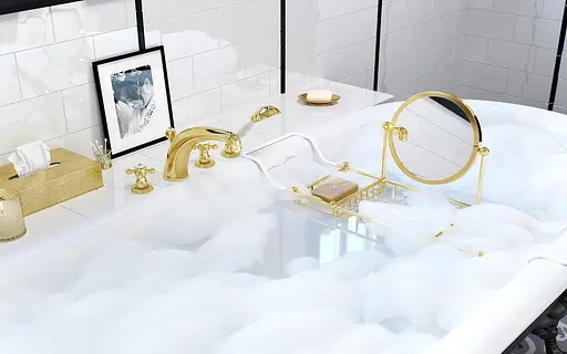 Змішувач на борт ванни Kludi Adlon золотий 515244520 - фото 2