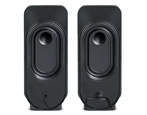 Колонки 2.0 REAL-EL S-80 Black, 2 x 3 Вт, пластиковий корпус, живлення от USB, керування спереду (S-80)