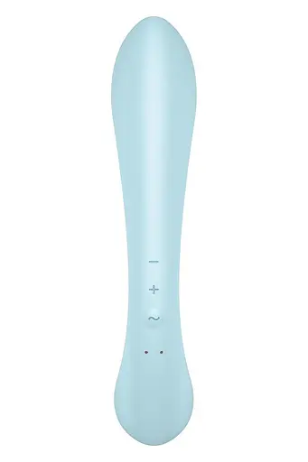 Вибратор кролик Satisfyer Triple Oh 24 см голубой - фото 5