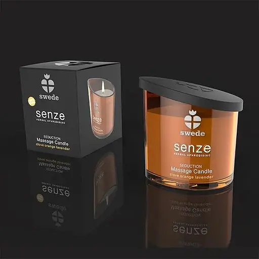 Масажна свічка Senze Seduction Massage Candle, 50 мл - фото 4