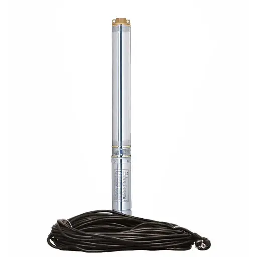 Насос відцентровий свердловинний DONGYIN 2.5SEm1.8/24 0.37кВт H 66(43)м Q 40(25)л/хв Ø66мм (кабель 30м) (777372) - фото 1