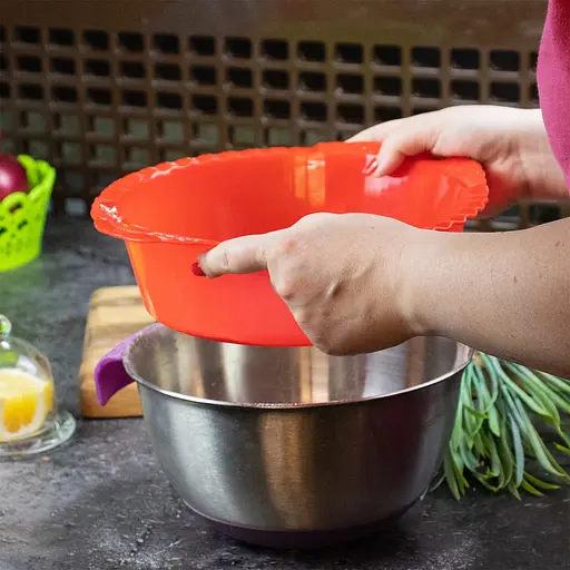 Сито пластиковое Ø 22 см Красный 88019 - фото 5