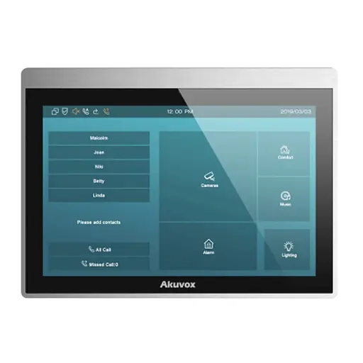 Відеодомофон 10” WiFi Akuvox IT83A SIP Android з Bluetooth (87-00019)