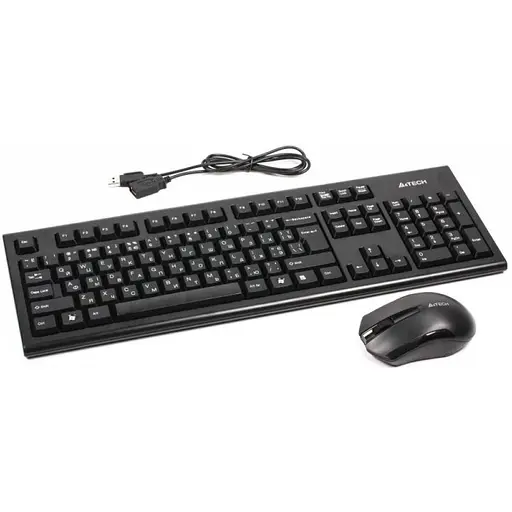 Комплект (клавиатура + мышь) A4-Tech 3000N USB V-TRACK