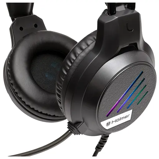 Навушники дротові Hölmer ігрові з підсвіткою (H-01GS) - фото 17