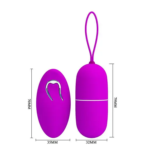Віброяйце Pretty Love Arvin Vibrating Egg 7.9 см фіолетовий - фото 6