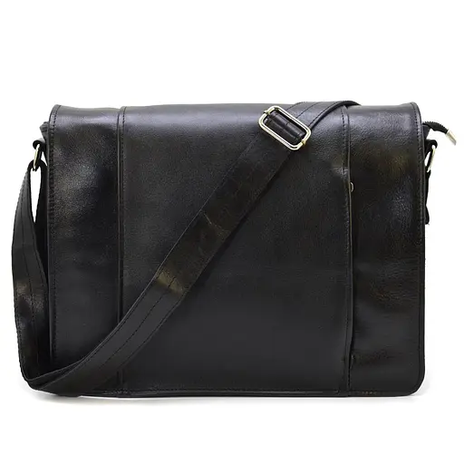 Кожаная мужская сумка через плечо TARWA 37х29х10 см sum0025894 - фото 1