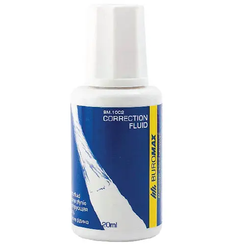 Коректор з пензликом 20мл BM.1002 Buromax, емульсійна основа (4823078958785) - фото 1