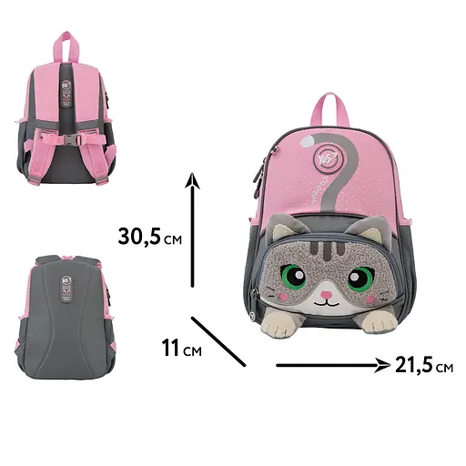 Рюкзак дитячий YES Kitten Meow K-34 - фото 2