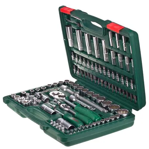 Набор торцевых головок Hans 1/4DR4-14 мм и 1/2DR10-32 мм 108 предметов (TK-108 R2) - фото 10