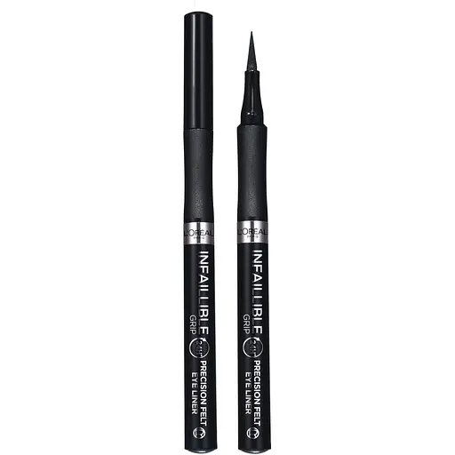 Подводка для контуров век L'Oréal Paris Infaillible Grip ультратонкая матовая черная 1 мл (AA490700)