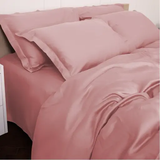 Простирадло MirSon Tencel №02 Pink 180x220 см (2200009368776) - фото 6
