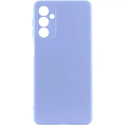 Чохол TPU GETMAN Liquid Silk Full Camera для Samsung Galaxy A24 4G Бузковий / Light purple