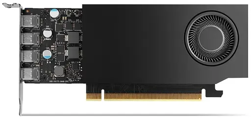Видеокарта HP NVIDIA RTX A1000 8GB 4mDP (AV8J4AA) (GDDR6, 128 bit, PCI-E v4.0) - фото 1