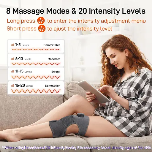 Масажер для колін з підігрівом, Грелки для колін при артриті колін - фото 8