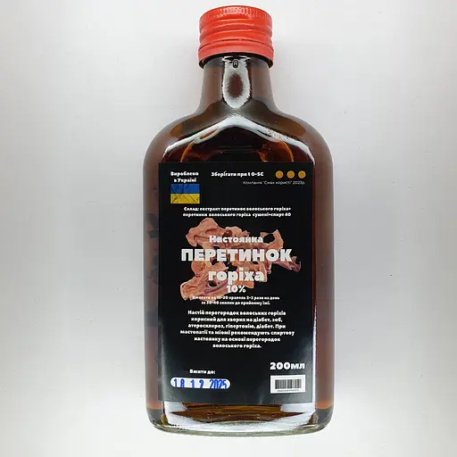 Настоянка на перетинках волоського горіха 200 мл - фото 1