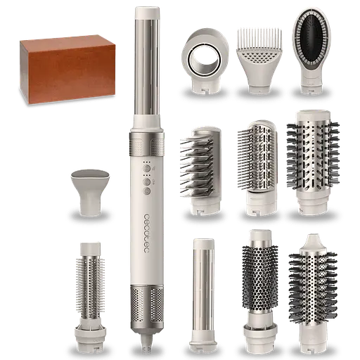 Стайлер CECOTEC Bamba CeramicCare 12in1 AirGlam Champagne