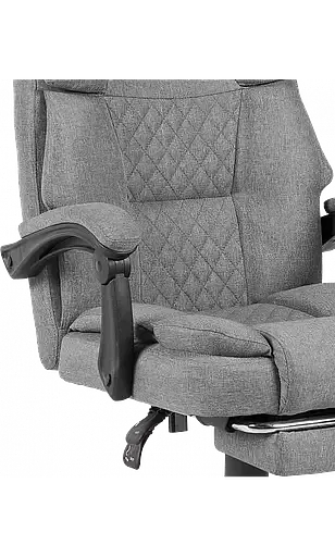 Офісне крісло GT Racer (B-2514 Fabric Dark Gray) - фото 5