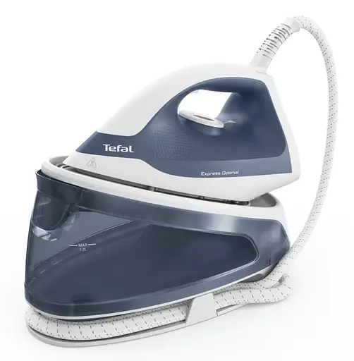 Tefal Праска-парогенератор Optimal, 2200Вт, 1200мл, паровий удар -190гр, постійна пара - 110гр, керам. підошва, біло-синій - фото 2