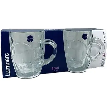 Набор кружек для пива Luminarc Britannia 600 мл х 2 шт (Q0730)