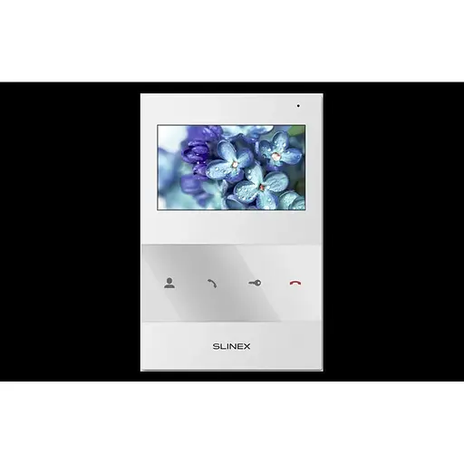 Аналоговий відеодомофон Slinex SQ-04 (white), 4,3” кольоровий екран TFT, 119×175×21 мм