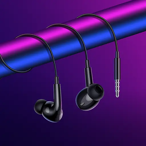 Навушники BOROFONE BM100 Pro Fuente universal earphones with microphone Black - фото 6