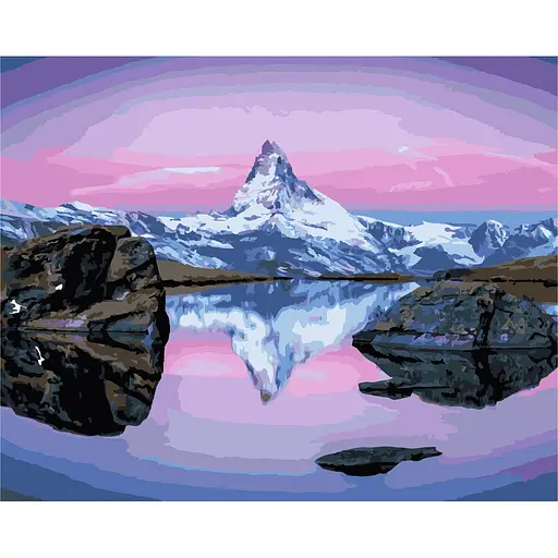 Картина за номерами Альпи ArtStory 40х50 см кольорова 000169147