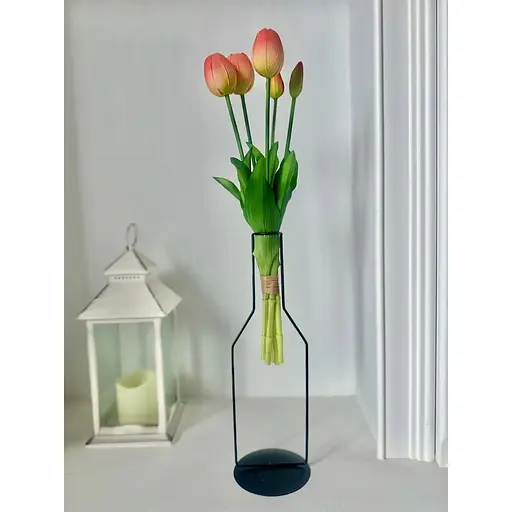 Тюльпан латексный №1389 шарик коралловый - фото 4