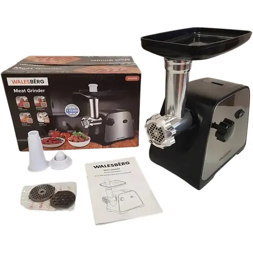 Электрическая мясорубка для мяса WB-138 профессиональная электрорубка для дома - фото 1