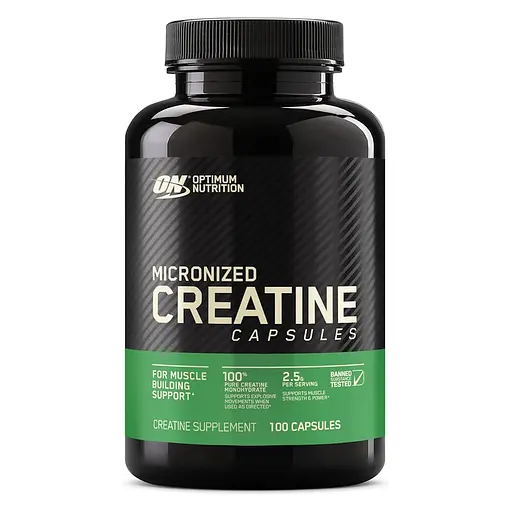 Креатин Micronized Creatine Capsules 100 капсул Optimum Nutrition fit0016314