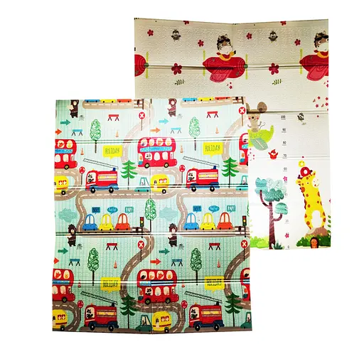 Термокилимок двосторонній Транспорт K6603-1, 180х200 см